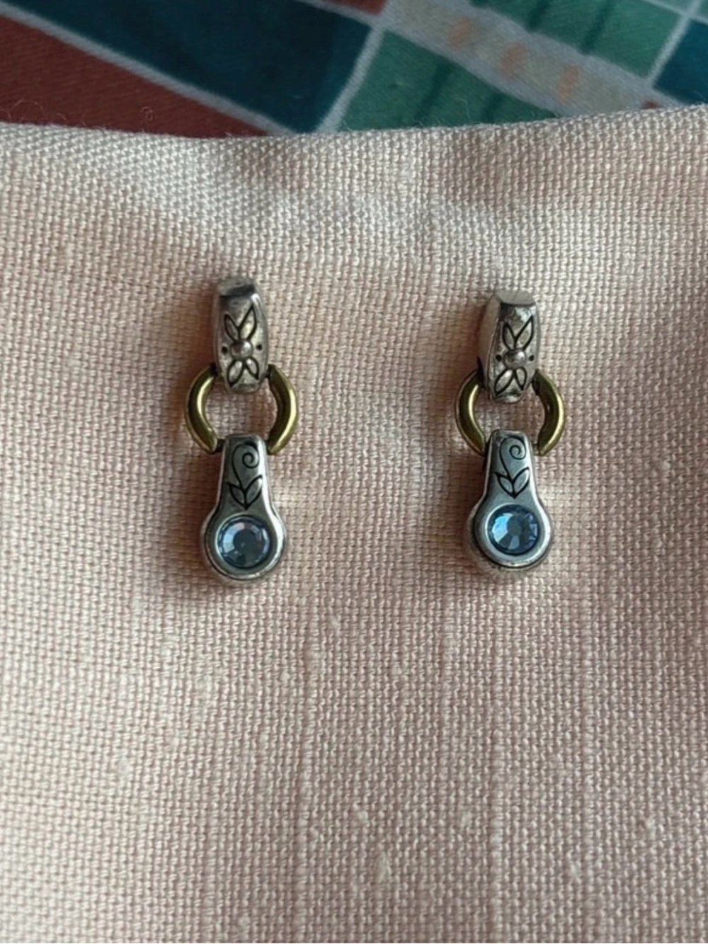Brighton Celestial Two-Tone Drop Dangle Earrings